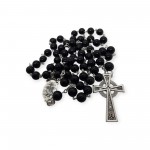 Irish Made Obsidian Black Rosary Beads 8mm Irish Made Obsidian Black Rosary Beads 8mm