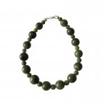 Irish Connemara Marble Bracelet - Round Beads