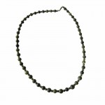 Irish Connemara Marble Necklace - Round Beads