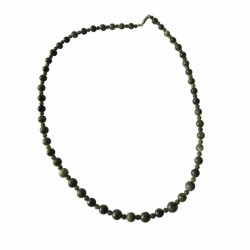 Irish Connemara Marble Necklace - Round Beads