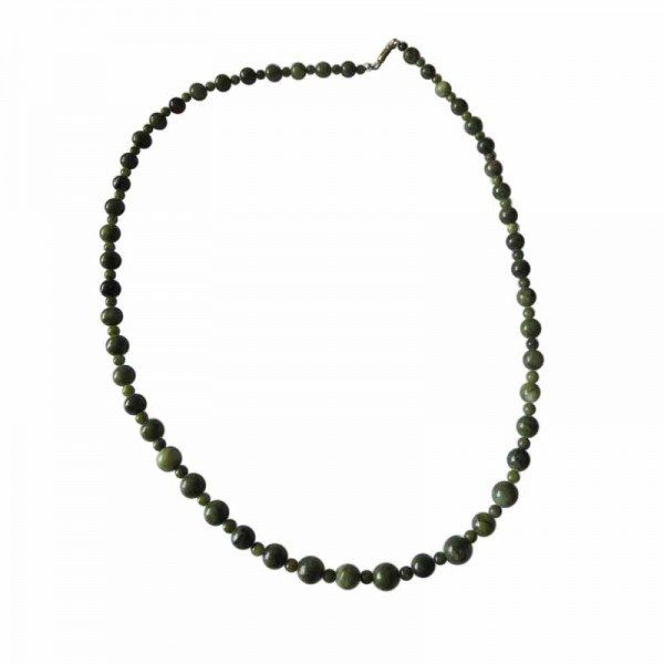 Irish Connemara Marble Necklace - Round Beads