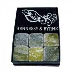 Connemara Marble Whiskey Stones - Irish Ice 