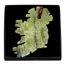 Connemara Marble Christmas Ornament - Map of Ireland
