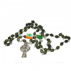 Connemara Marble Rosary Beads - Oval Beads
