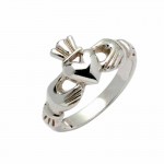 Irish Silver Claddagh Ring - Erne - Sterling SIlver