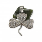 Shamrock Pendant Necklace made from Sterling Silver 