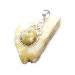 Connemara Marble Trinity Pendant - Sterling Silver