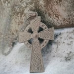 Silver Celtic Cross - Book of Kells - Large