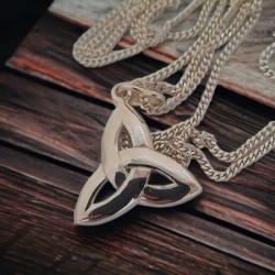Silver Trinity Knot Pendant 