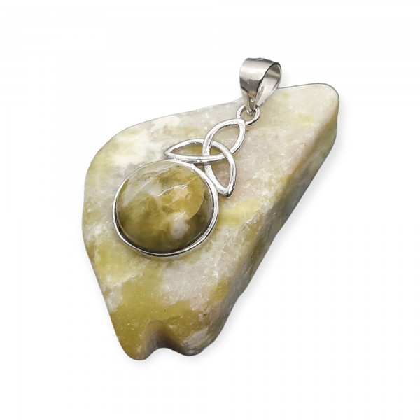 Connemara Marble Trinity Pendant - Sterling Silver