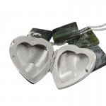 Claddagh Locket Necklace - Sterling Silver