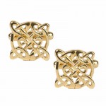 Celtic Knot Cufflinks - Gold Coloured 