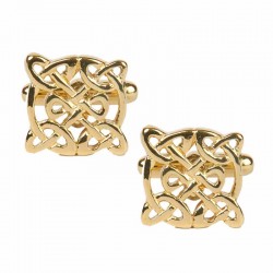 Celtic Knot Cufflinks - Gold Coloured 