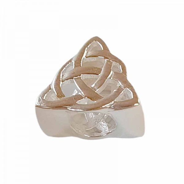 Sterling Silver Trinity Circle Charm for Pandora style Bracelet