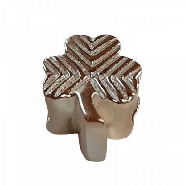 Sterling Silver Shamrock Charm for Pandora style Bracelet