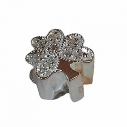 Sterling Silver Irish Shamrock Charm for Pandora style Bracelet