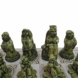 Irish Leprechaun Chess Set - Made in Ireland