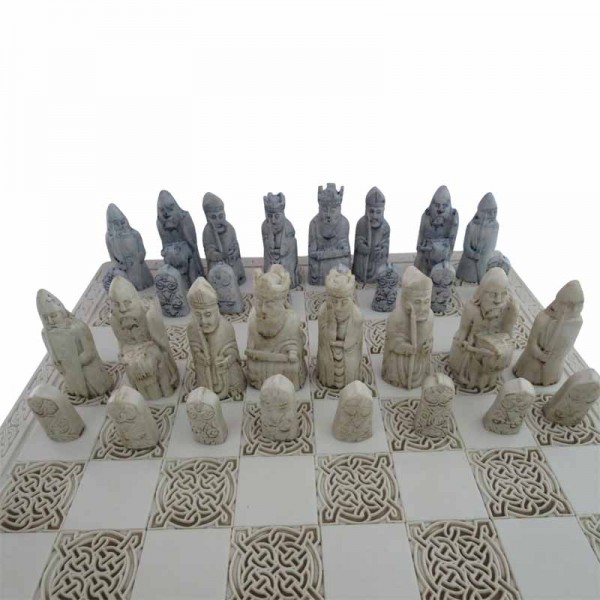 Irish Made Chess Set - Isle of Lewis 