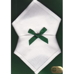 Irish Linen Womans Handkerchief - Plain Edge - 2 Pack