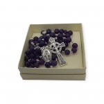 Irish Made Amethyst Rosary Beads 8mm