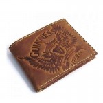 Guinness Leather Wallet - Brown - Wings Range