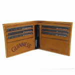 Guinness Leather Wallet - Brown - Wings Range