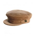 Corduroy Skipper Cap - Beige