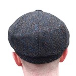 Donegal Tweed Newsboy Cap - Peat - Scholar