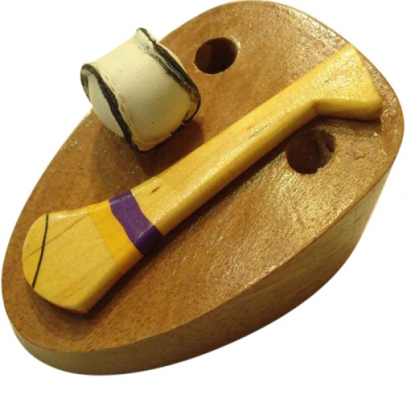 Hurling Penholder - Wexford  Purple and Gold