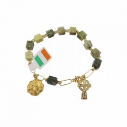 Connemara Marble Rosary Bracelet 