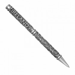 Irish Made Pewter Pen - Shamrock Design
