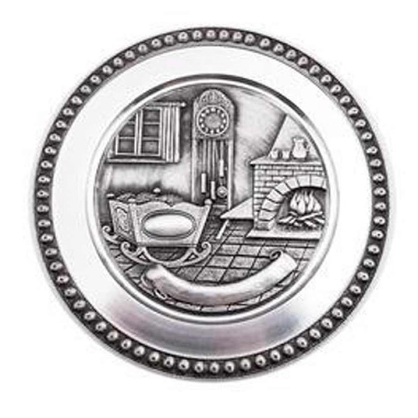 Personalised Pewter Plaque for New Baby