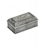 Pewter Jewellery Box - Claddagh - Medium
