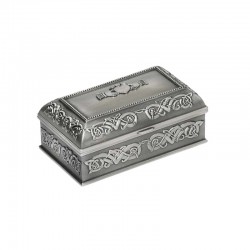 Pewter Jewellery Box - Claddagh - Medium