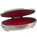 Irish Jewellery Box - Claddagh - Oval