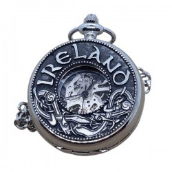 Mechanical Pocket Watch - Book of Kells - Mullingar Pewter