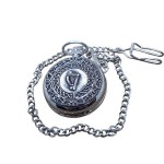 Mechanical Pocket Watch - Irish Harp - Mullingar Pewter