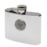 Mullingar Pewter 5 oz Hip Flask - Triskel