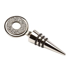 Irish Wine Stopper - Celtic - Mullingar Pewter