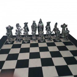 Irish Pewter Chess Set - Mullingar Pewter - Made in Ireland