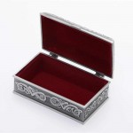 Pewter Jewellery Box - Claddagh - Small