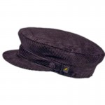 Corduroy Skipper Cap - Black - Hatman of Ireland