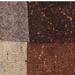 Donegal Tweed Flat Cap - Patchwork Brown Tones