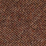 Donegal Tweed Flat Cap - Brown Herringbone