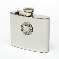 Mullingar Pewter 5oz Hipflask - Celtic