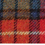 Tartan Plaid Flat Cap - Antique Buchanan Brushed Wool - Aran Style