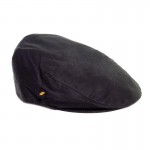 Waxed Flat Cap - Navy Blue Wax