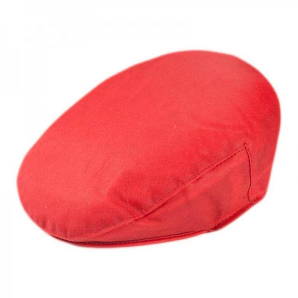 Waxed Flat Cap - Red Wax