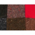Donegal Tweed Flat Cap - Patchwork Red Patch