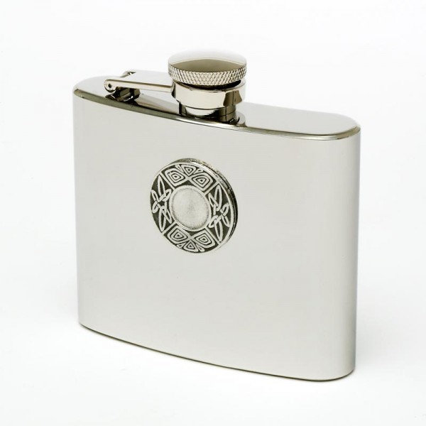 Mullingar Pewter 5oz Hipflask - Celtic